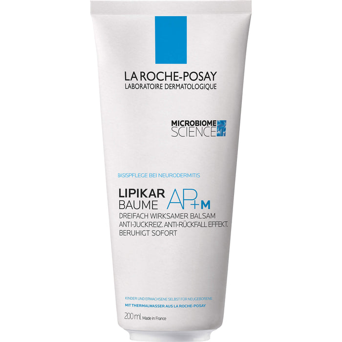 La Roche-Posay Lipikar Baume AP+M dreifach wirksamer Balsam Anti-Juckreiz und Anti-Rückfall Effekt, 200 ml Balsam