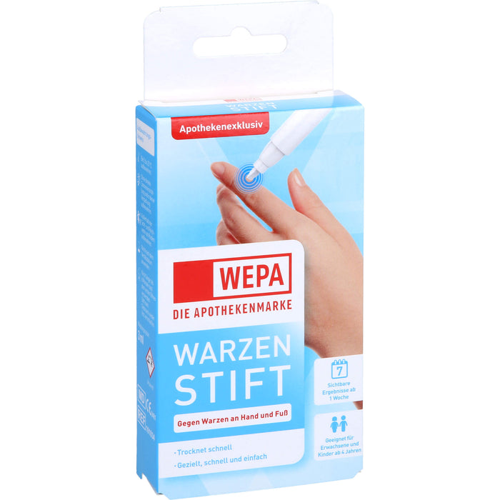 WEPA Warzenstift gegen Warzen an Hand und Fuß, 1 pcs. Pen