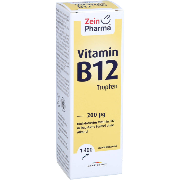ZeinPharma Vitamin B12 200 µg Tropfen, 50 ml Solution