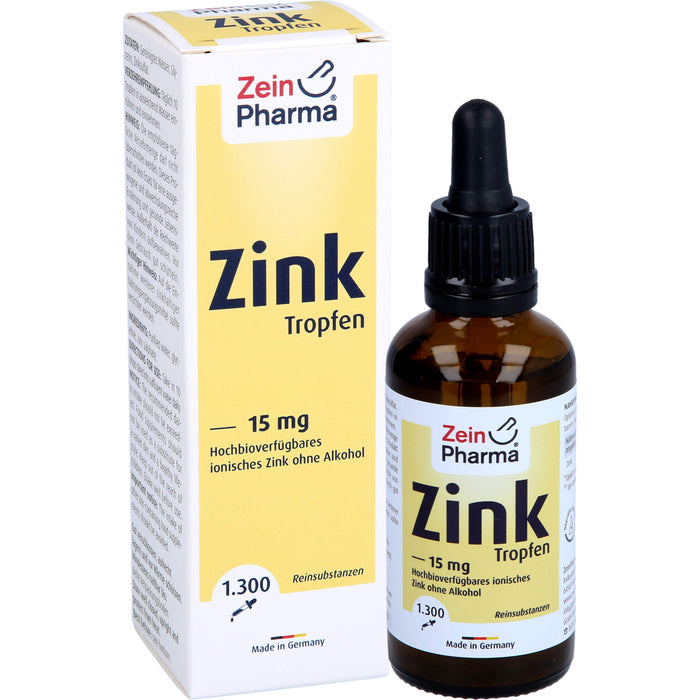 ZeinPharma Zink Tropfen 15 mg, 50 ml Solution