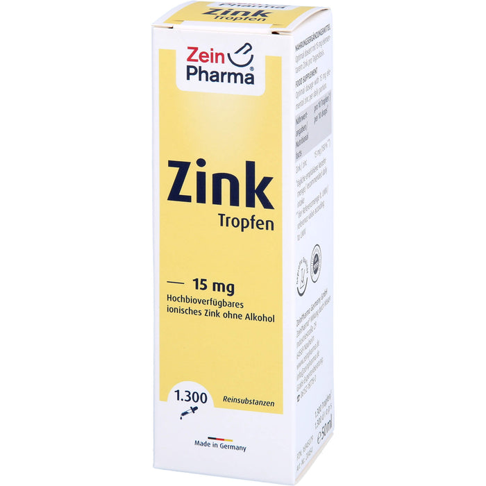 ZeinPharma Zink Tropfen 15 mg, 50 ml Solution