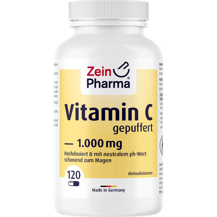 Vitamin C Kapseln 1000 mg gepuffert, 120 St KAP