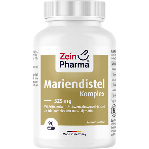 ZeinPharma Mariendistel Komplex Kapseln mit Artischocke & Löwenzahn, 90 St. Kapseln