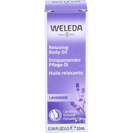 WELEDA Lavendel entspannendes Pflege-Öl, 10 ml Öl