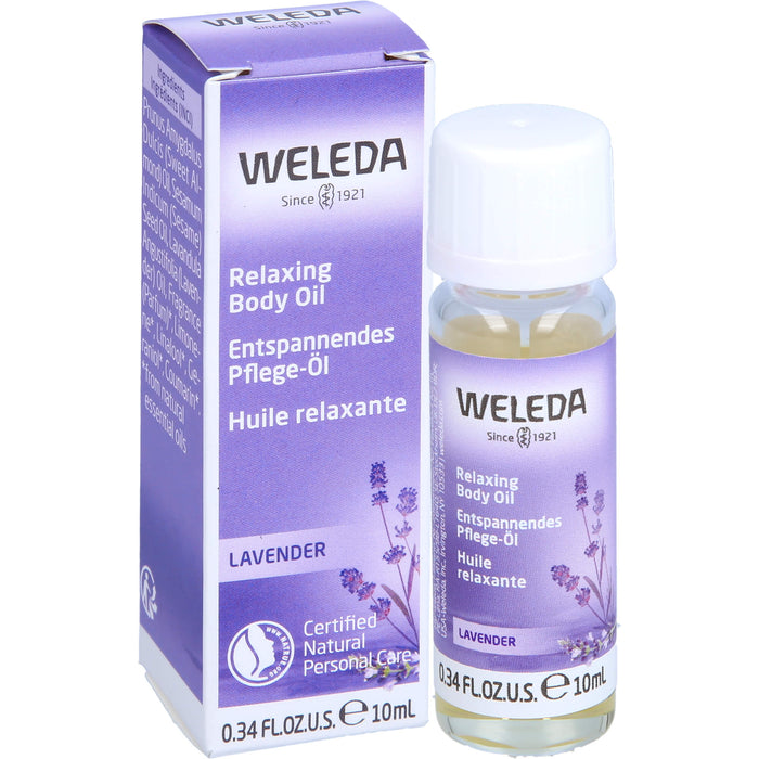 WELEDA Lavendel entspannendes Pflege-Öl, 10 ml Öl