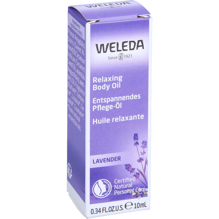 WELEDA Lavendel entspannendes Pflege-Öl, 10 ml Öl