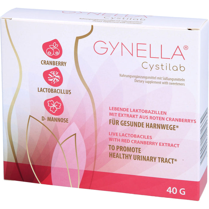 GYNELLA Cystilab Pulver mit lebenden Laktobazillen für gesunde Harnwege, 10 pc Sachets