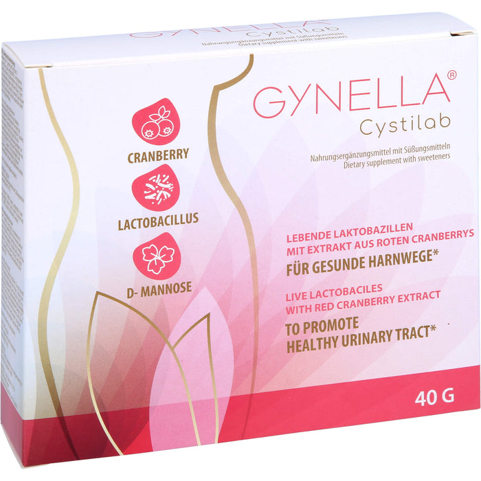 GYNELLA Cystilab Pulver mit lebenden Laktobazillen für gesunde Harnwege, 10 St. Beutel