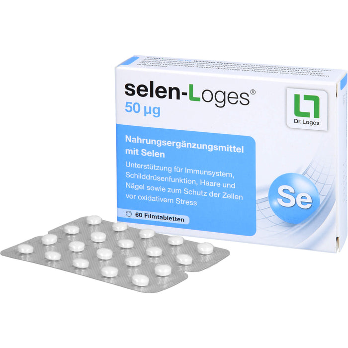 Selen-Loges 50 µg Filmtabletten, 60 pc Tablettes