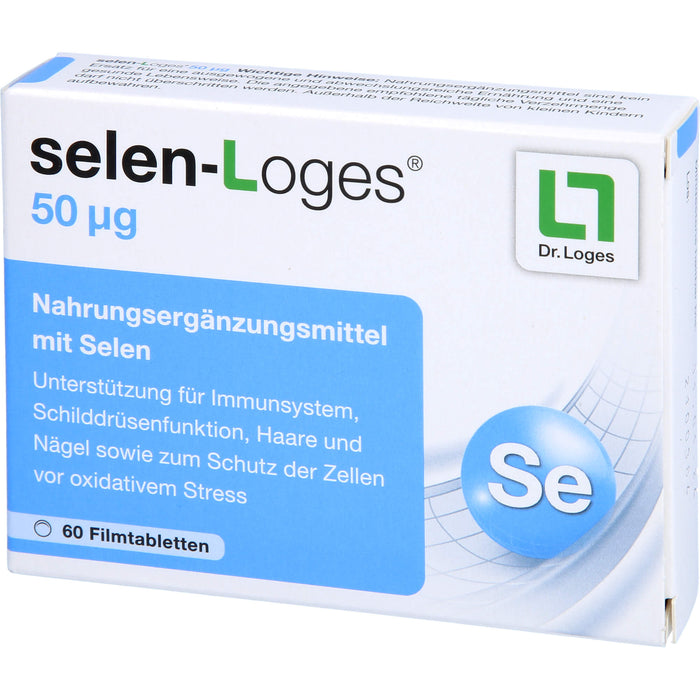 Selen-Loges 50 µg Filmtabletten, 60 pc Tablettes