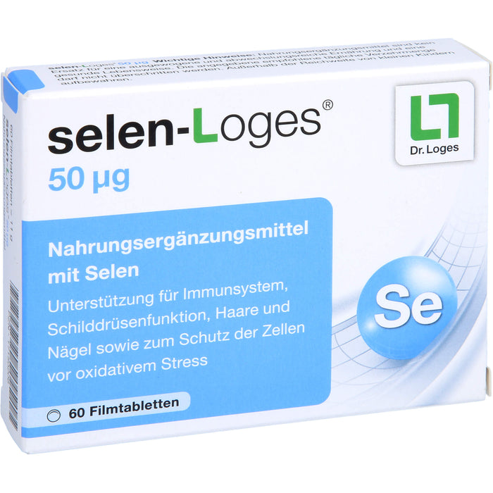 Selen-Loges 50 µg Filmtabletten, 60 pc Tablettes