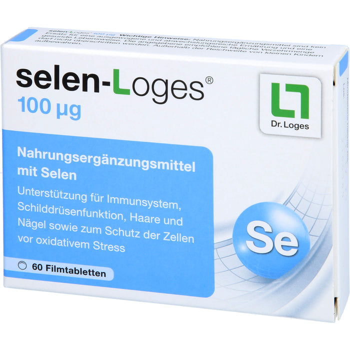 Selen-Loges 100 µg Filmtabletten, 60 pcs. Tablets