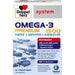 Doppelherz system Omega-3 Premium 1500 Herz + Gehirn + Abwehr Kapseln, 120 St. Kapseln