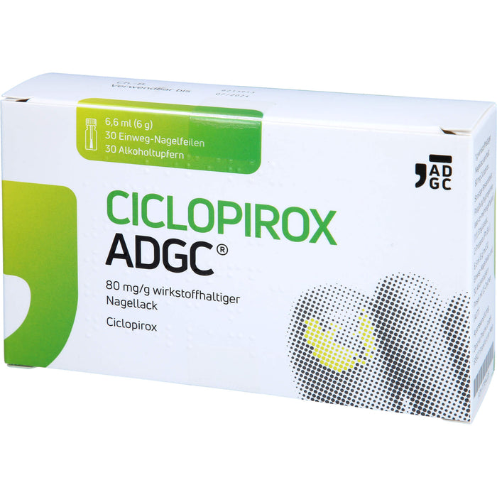 CICLOPIROX ADGC wirkstoffhaltiger Nagellack bei Nagelpilzinfektionen, 6.6 ml Nail varnish containing active ingredients