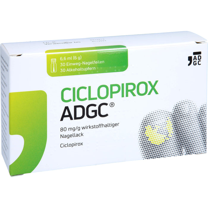 CICLOPIROX ADGC wirkstoffhaltiger Nagellack bei Nagelpilzinfektionen, 6.6 ml Nail varnish containing active ingredients