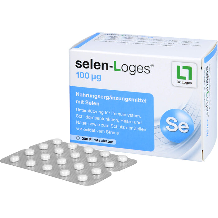 selen-Loges 100 µg Tabletten, 200 St., 200 pc Tablettes
