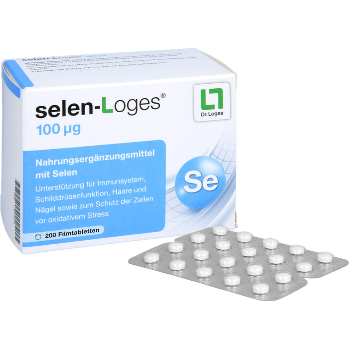 selen-Loges 100 µg Tabletten, 200 St., 200 pc Tablettes