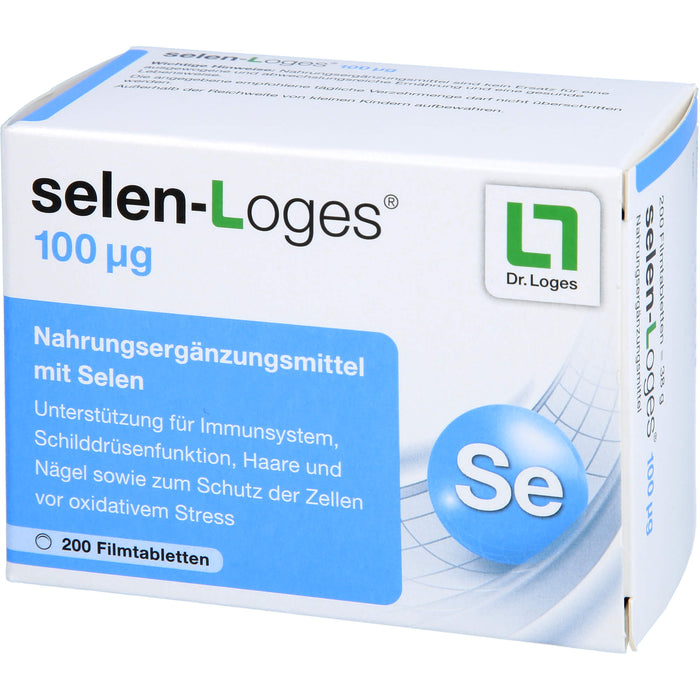 selen-Loges 100 µg Tabletten, 200 St., 200 pc Tablettes
