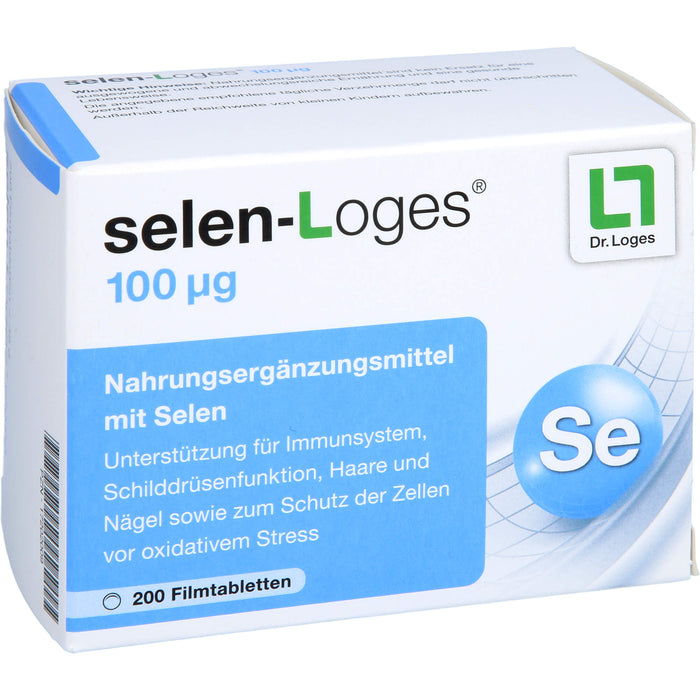 selen-Loges 100 µg Tabletten, 200 St., 200 pc Tablettes