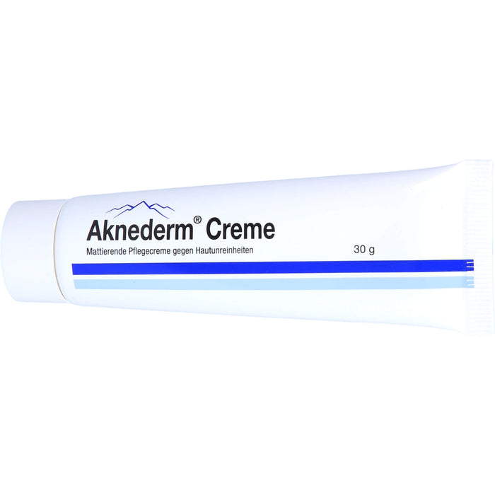 Aknederm mattierende Pflegecreme gegen Hautunreinheiten, 30 g Crème