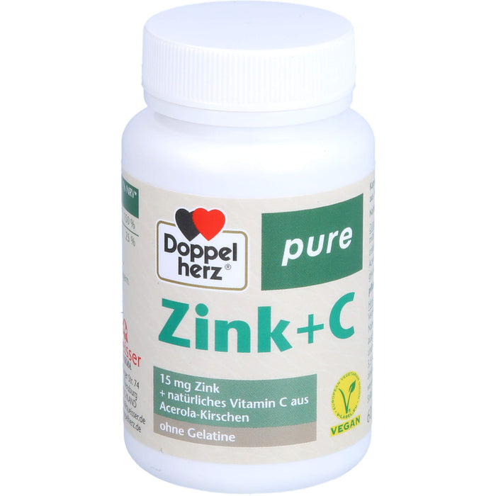 Doppelherz Zink + C pure, 60 pc Capsules