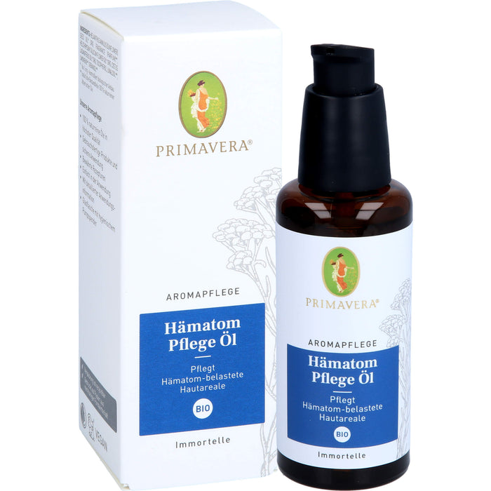 PRIMAVERA Hämatom Pflege Öl bio Aromapflege pflegt Hämatom belastete Hautareale, 50 ml Huile