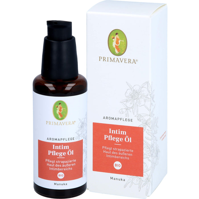 PRIMAVERA Intim Pflege Öl bio Aromapflege pflegt strapazierte Haut des äußeren Intimbereichs, 50 ml Oil