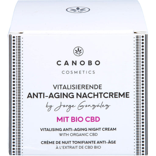 Canobo Nachtcreme Bio CBD Anti-Aging, 50 ml XNC