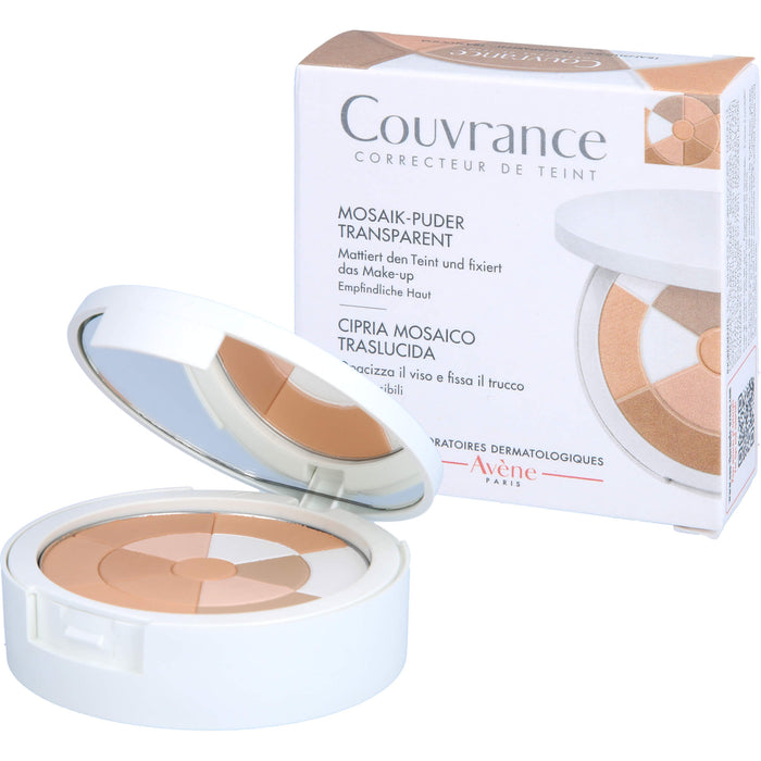 AVENE Couvrance Mosaik-Puder TRANSPARENT m. Schwäm, 10 g Poudre