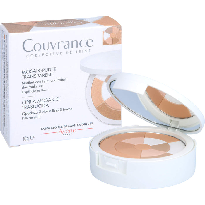 AVENE Couvrance Mosaik-Puder TRANSPARENT m. Schwäm, 10 g Poudre