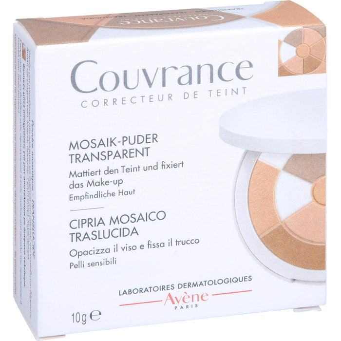 AVENE Couvrance Mosaik-Puder TRANSPARENT m. Schwäm, 10 g Powder
