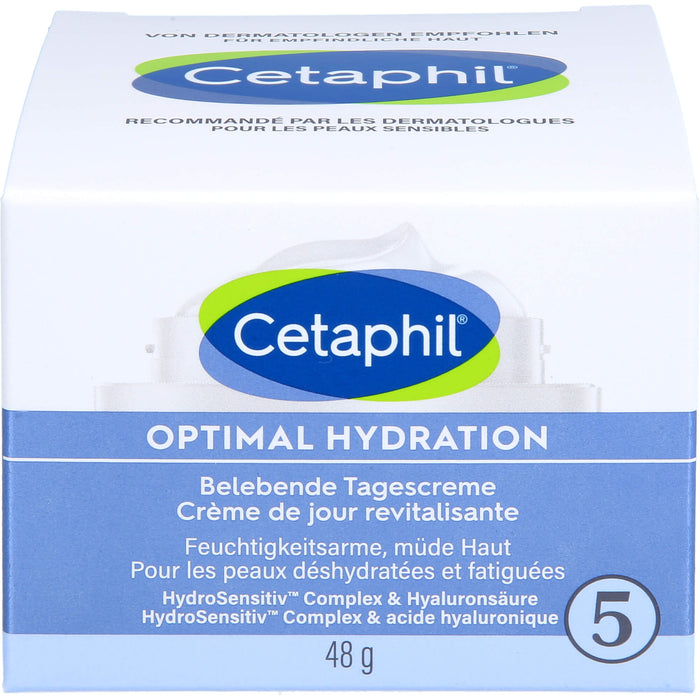 Cetaphil Optimal Hydration belebende Tagescreme für feuchtigkeitsarme, müde Haut, 48 g Creme
