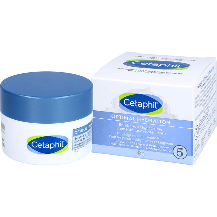 Cetaphil Optimal Hydration belebende Tagescreme für feuchtigkeitsarme, müde Haut, 48 g Cream