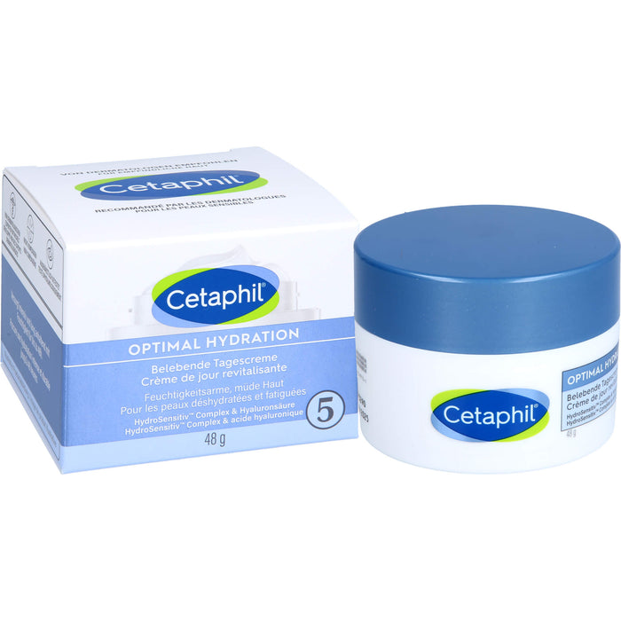 Cetaphil Optimal Hydration belebende Tagescreme für feuchtigkeitsarme, müde Haut, 48 g Cream