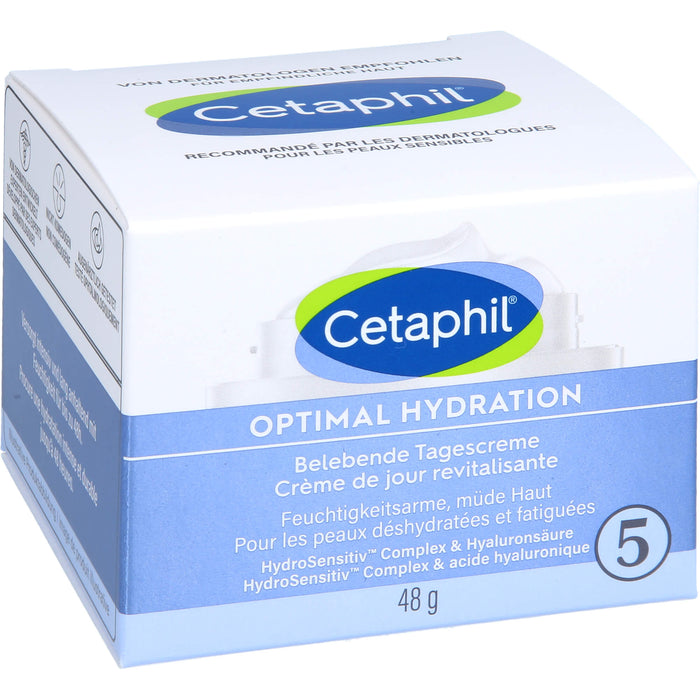 Cetaphil Optimal Hydration belebende Tagescreme für feuchtigkeitsarme, müde Haut, 48 g Cream