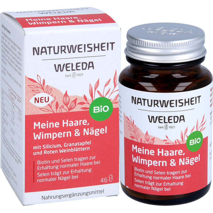 Weleda Naturweisheit Kapseln meine Haare, Wimpern & Nägel, 46 pcs. Capsules
