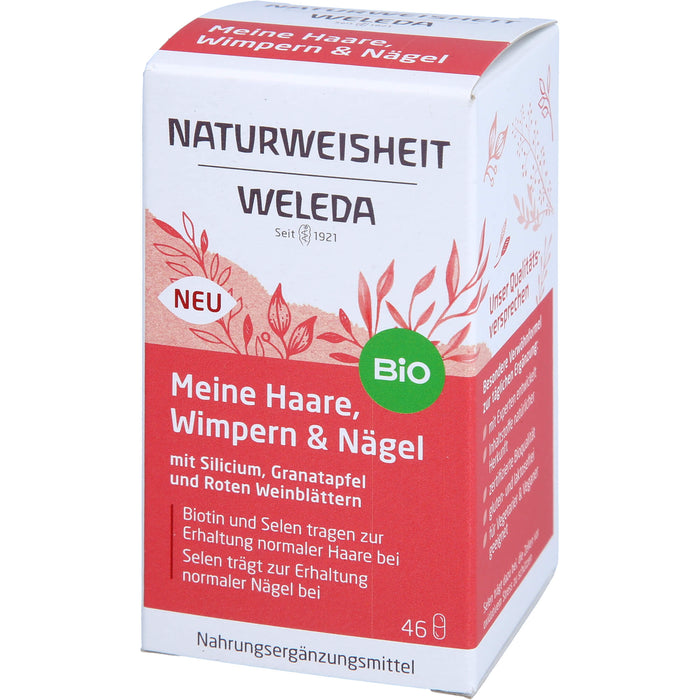 Weleda Naturweisheit Kapseln meine Haare, Wimpern & Nägel, 46 St. Kapseln