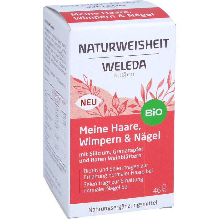 Weleda Naturweisheit Kapseln meine Haare, Wimpern & Nägel, 46 St. Kapseln