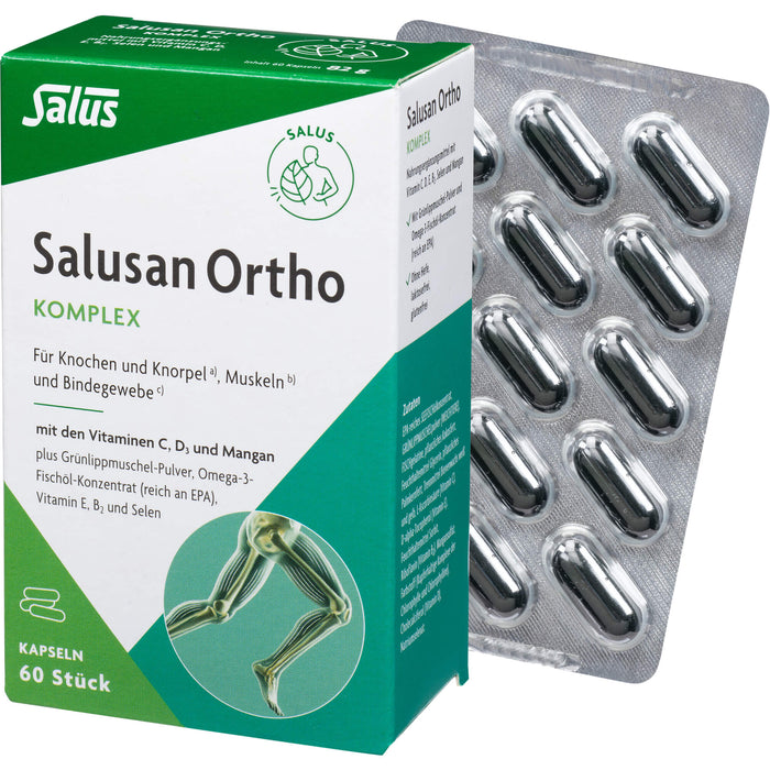 Salus Salusan Ortho Komplex-Kapseln für Knochen und Knorpel, Muskeln und Bindegewebe, 60 pc Capsules