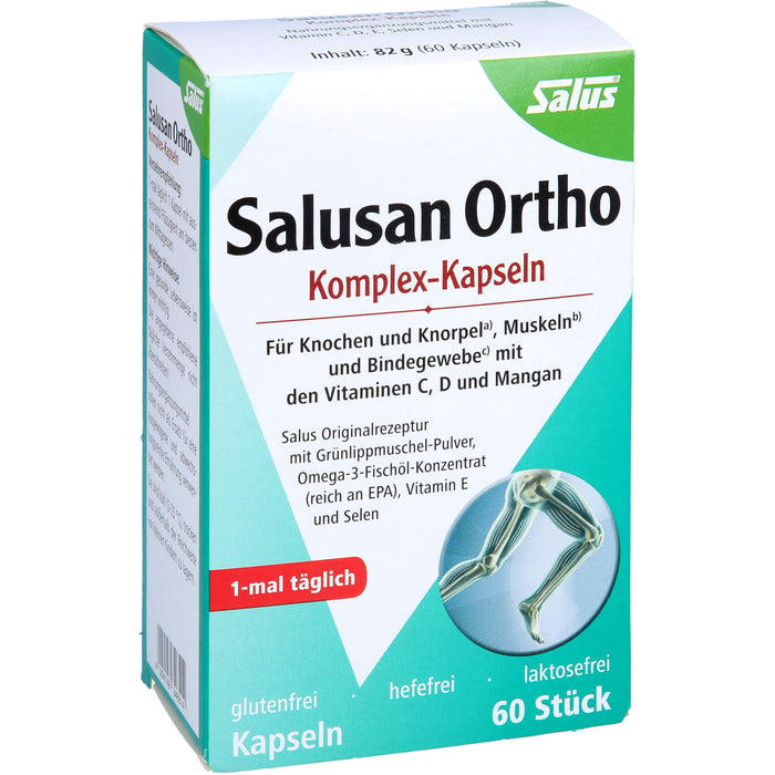 Salus Salusan Ortho Komplex-Kapseln für Knochen und Knorpel, Muskeln und Bindegewebe, 60 St. Kapseln