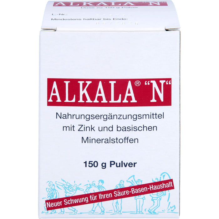 ALKALA N Pulver trägt zu einem normalen Säure-Basen-Stoffwechsel bei, 150 g Powder