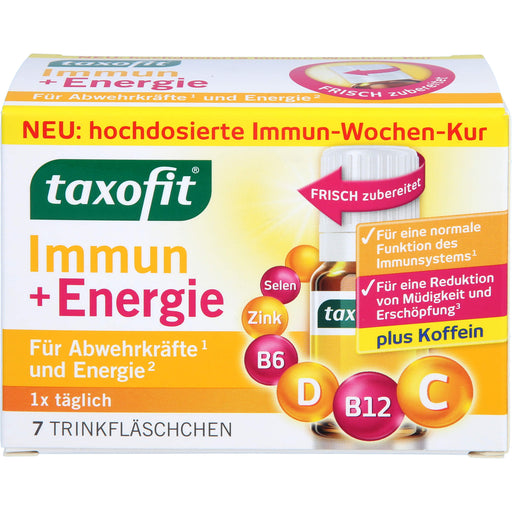 Taxofit Trinkampullen Immun & Energie, 70 ml Lösung