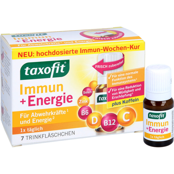 Taxofit Trinkampullen Immun & Energie, 70 ml Solution