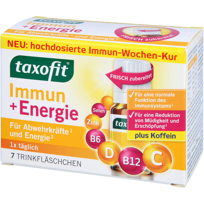 Taxofit Trinkampullen Immun & Energie, 70 ml Solution