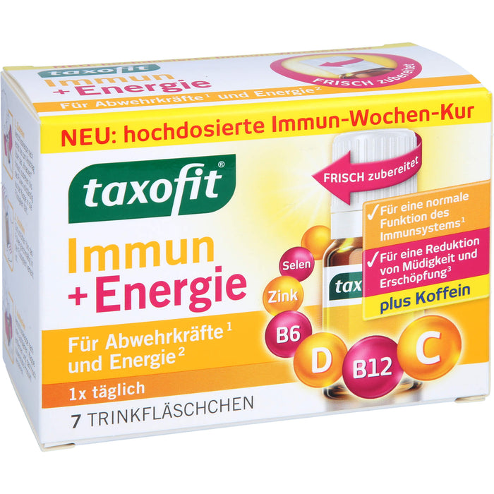 Taxofit Trinkampullen Immun & Energie, 70 ml Lösung