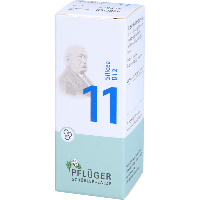 Pflüger Biochemie Nr.11 Silicea D12 Globuli, 15 g Globules