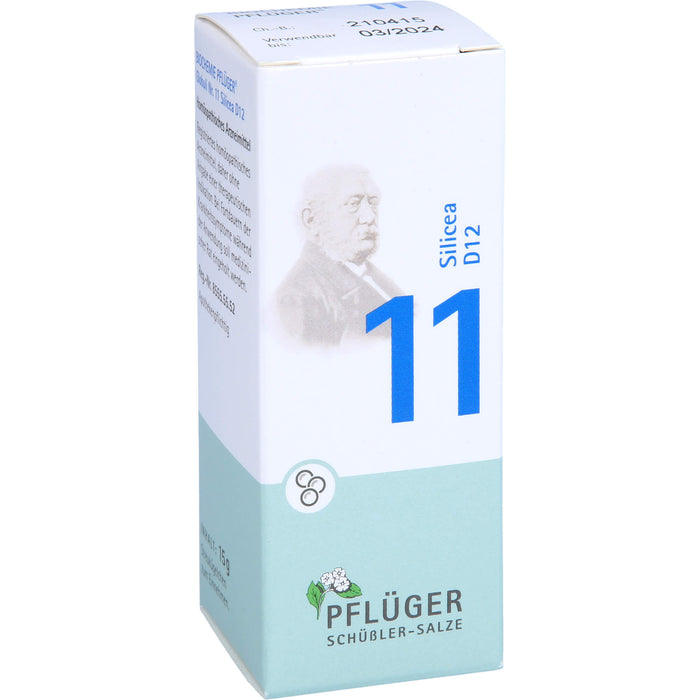 Pflüger Biochemie Nr.11 Silicea D12 Globuli, 15 g Globules