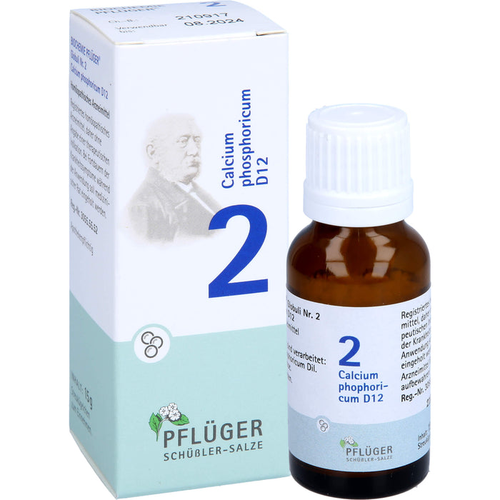 Pflüger Biochemie Nr.2 Calcium phosphoricum D12 Globuli, 15 g Globules