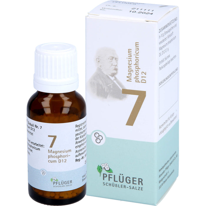 Pflüger Biochemie Nr.7 Magnesium phosphoricum D12 Globuli, 15 g Globules