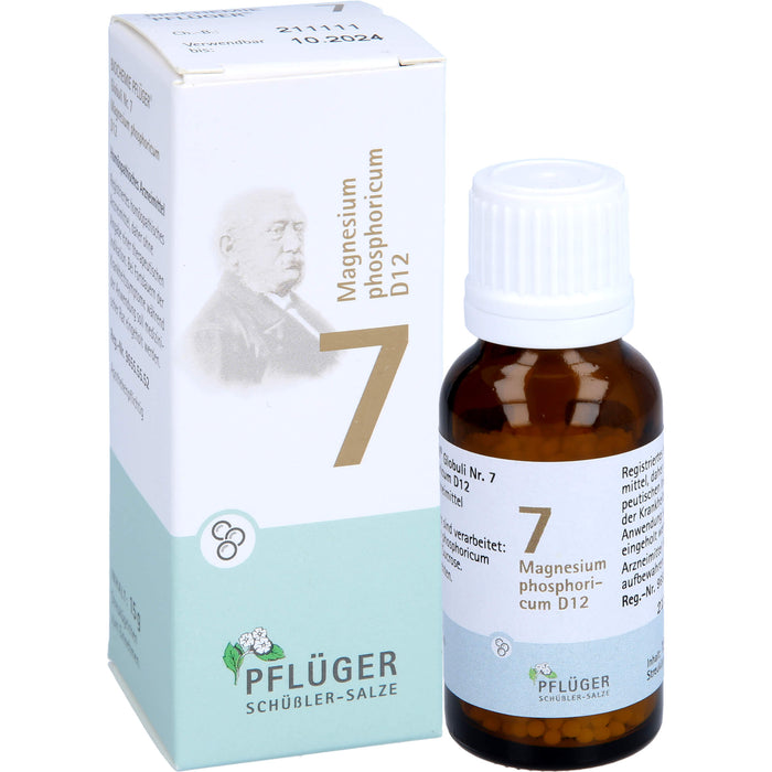 Pflüger Biochemie Nr.7 Magnesium phosphoricum D12 Globuli, 15 g Globules